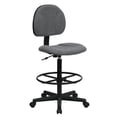 thumbnail image 1 of Scranton & Co Patterned Ergonomic Drafting Chair in Gray, 1 of 5