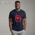 thumbnail image 2 of Men's Marvel Spider-Man: Into the Spider-Verse Symbol Graphic Tee Navy Blue 3X Large, 2 of 9