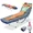 Multicolor Stripes, variant on Slsy 3-in-1 Tanning Chair, 5-Position Adjustable Heavy Duty Folding Chaise Lounge Chair with Cushion, Portable Beach Lounge Chair for Outdoor Sunbathing Patio Pool Lawn Deck Poolside