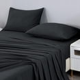 thumbnail image 6 of Chezmoi Collection 10-Piece Bed in a Bag Comforter Set, Pintuck Design, All Season Soft Microfiber Bedding with Sheets, Pillow Shams & Decorative Pillow, Black, California King, 6 of 9