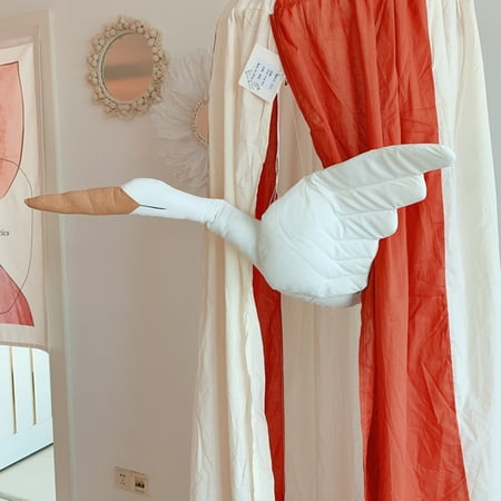 

Beechoice Baby Swan Doll Swan Wall Decor Ceiling Hanging Swan Soft Stuffed Toy for Kids Room Crib Mobile Nursery Room Decor
