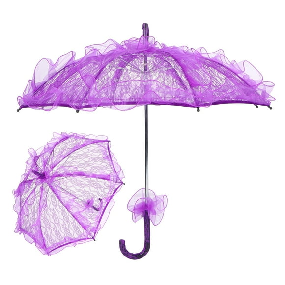 Parapluie de Mariage, Parapluie en Dentelle, Parapluie de Mariée de Mariage Unique Tissu Pliable Parasol Parapluie Accessoires de Performance