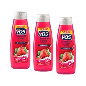 3 Pk VO5 Strawberries & Cream Moisturizing Shampoo, 15 Fl. Oz.