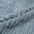 thumbnail image 4 of Unique Bargains 4 Pcs Corduroy Throw Pillow Covers 18" x 18" Dark Bule/Grey, 4 of 7