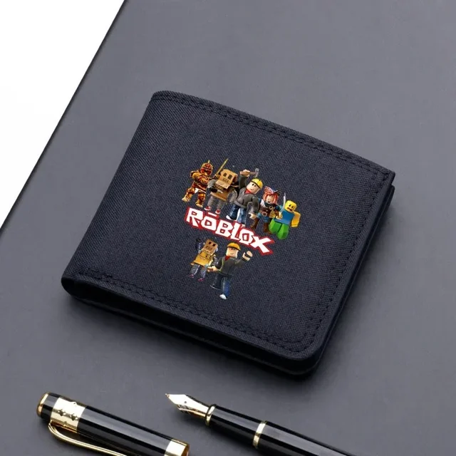 Game Roblox Anime Portable Short Wallet Cartoon Peripheral Student Fashion Simple Coin Purse for Girls and Boys Gifts