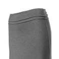 thumbnail image 5 of MixMatchy Women's Basic Foldable High Waist Regular and Plus Size Maxi Skirts, 5 of 5