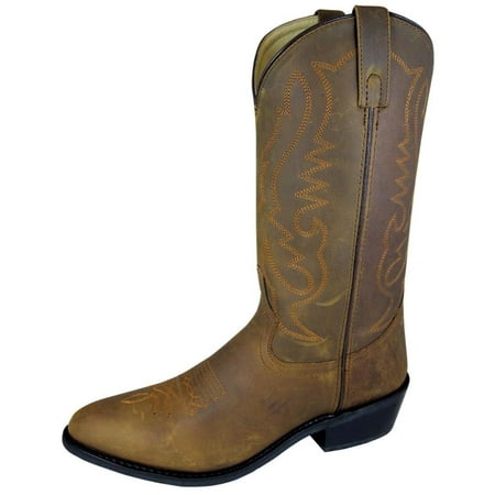 Smoky Mountain Western Boots Mens Denver 10.5 D Brown Oil 4034
