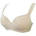 thumbnail image 4 of BIMEI Women's Mastectomy Bra Underwire Bra with Pocket Plus Size Seamless Full Coverage Bra Support 2488,Beige,44B, 4 of 7