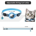 thumbnail image 3 of Collar reflectante azul para perros AirTag, collar resistente para perros Apple AirTag [Grande], collar acolchado para mascotas con estuche AirTag y accesorios., 3 of 5