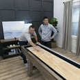 American Legend Brookdale 9’ LED Light Up Shuffleboard Table with