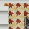 thumbnail image 3 of Carolines Treasures SC9686CHF Norwich Terrier Automne Feuilles Drapeau Toile Maison Taille, 3 of 4