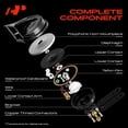 thumbnail image 4 of A-Premium 2 Pack Snail Horn Compatible with Honda CR-V CRV, Civic, Accord, Odyssey, Fit & Acura MDX, TSX, TL, RL, with 4 Wire Connectors, 4 of 5