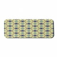 thumbnail image 1 of Ethnic Computer Mouse Pad, Moroccan Ceramic Motif with Persian Folk Effects Antique Design, Rectangle Non-Slip Rubber Mousepad Large, 31" x 12" Gaming Size, Violet Blue Yellow, by Ambesonne, 1 of 2