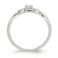 thumbnail image 2 of Sterling Silver Rhodium-plated and CZ Ring - Size 8, 2 of 3