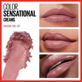 thumbnail image 3 of Maybelline Color Sensational Lipstick, Lip Makeup, Cream Finish, Hydrating Lipstick, Warm Me Up, Nude Pink ,1 Count, 3 of 7