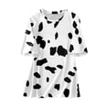 thumbnail image 4 of BOOMNY Women's Plus Size Short Sleeve T-Shirts Cow Graphic Loose Summer Tees for Women, 4 of 4