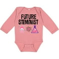 thumbnail image 3 of Inktastic Science Future STEMinist Scientist for Girls Girls Long Sleeve Baby Bodysuit, 3 of 5