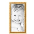 thumbnail image 2 of ArtToFrames 8" x 16" Gold Compo with Cream Picture Frame, 8x16 inch Gold Wood Poster Frame (WOM-5228),  Pack, 2 of 7