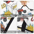 thumbnail image 6 of Monster Cartoon Truck White Pattern Teens Toddler Nap Mat with Pillow, Sleeping Mat Bag for Preschool Daycare 51"x22", 6 of 6