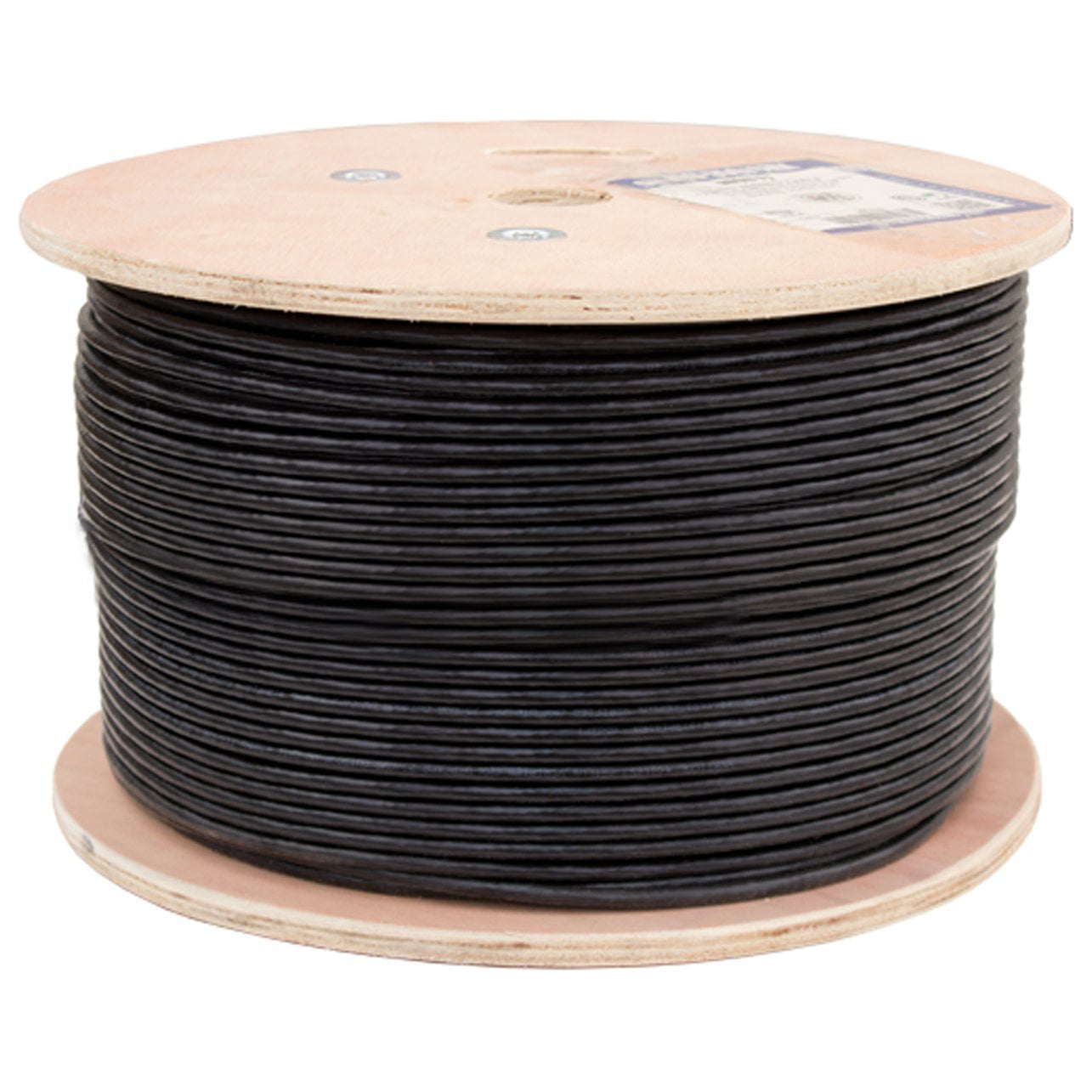 23AWG Solid Bare Copper ETL Listed Cat6 Outdoor trueCABLE Shielded FTP Bulk Ethernet Cable Direct Burial Rated CMX Waterproof 550MHz 1000ft 