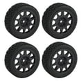 thumbnail image 2 of 4 Pcs Pneus RC Rally pour Voiture Adaptés pour TT01 XV02 70mm Échelle 1:10 Plastique Nylon Moyeu de Roue RC, 2 of 7