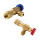 thumbnail image 1 of Sidaley Paquete de 2 válvulas de seguridad de de cobre, Manual extraíble a prueba de agua, reemplazo del adaptador de aire Herramientas de reparación de automóviles, 1 of 6