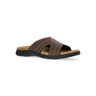 George Men’s Brown Leather Strappy Fisherman Sandals George Men main image 3