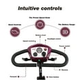 thumbnail image 4 of Folding Mobility Scooter for Seniors, Zarler Electric Powered Wheelchair Device for Travel, 4 Wheels, Purle, 4 of 9