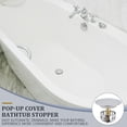 thumbnail image 5 of Billuyoard Pelo para tapón de baño emergente, tapón de baño de acero de repuesto para tapón de baño, filtro Pops para cocina, tapón de Juegos de accesorios de baño, 5 of 5