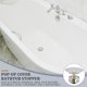 thumbnail image 4 of Naiovety Fregadero de cobre antiobstrucción para el cabello, repuesto de drenaje para bañera de acero, filtro emergente, lavabo para el Juegos de accesorios de baño, 4 of 4