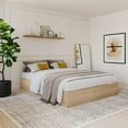thumbnail image 3 of Nexera Nordik 3 Drawer Storage Bed Natural Maple, 3 of 8