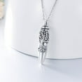 thumbnail image 3 of Cremation Jewelry Urn Necklace for Ashes 925 Sterling Silver Tree of Life Pendant Necklace Memorial Keepsake Pendant for Human Ashes Gift for Women Men, 3 of 7