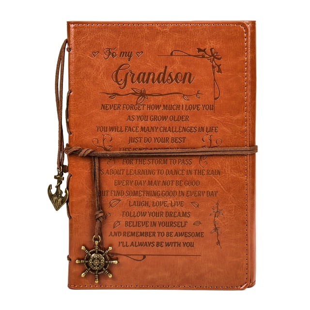 Cuaderno de Cuero Zhitongda para Nieto 21x16 cm
