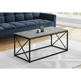 thumbnail image 3 of Monarch Specialties Coffee Table, Accent, Cocktail, Rectangular, Living Room, 40"l, Metal, Laminate, Grey, Black, Contemporary, Modern, 3 of 4