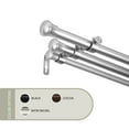thumbnail image 2 of 13/16" Dia Adjustable 120-170" Triple Curtain Rod - Satin Nickel, 2 of 3