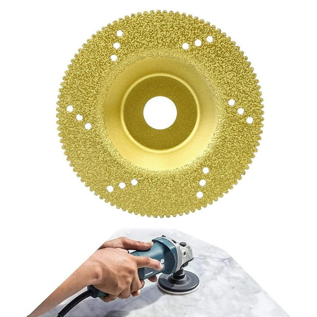 Hoja de pulido de diamante de 100mm, herramienta de tallado de madera para corte de vidrio y acero de alta resistencia para amoladora angular de disco VoborMX herramienta