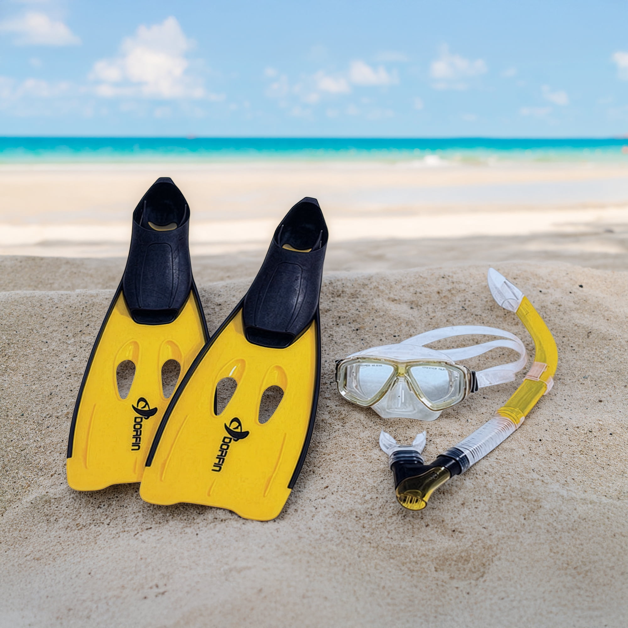 Pool Master 3pc Newport Silicone Adult Pro Swimming Pool Scuba and Snorkeling Set - Extra Small -