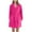 Hot Pink, variant on Long Robes for Women Flannel Cozy Soft Warm Bathrobe with Front Pockets and Tie Closure Winter Housecoat Orange 2XL