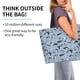 thumbnail image 2 of Balery Dolphins Bolsa Tote Estilo Estético con Cremalleras, Bolsa de Hombro, Bolsa de Compras Grande y Plegable, 2 of 8