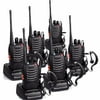 Proster Walkies Talkies 6Pcs Two Way Radio Walky Talky With Interphone Earpiece Mic For Kids Outdoors Adults Girls Boys 5 km 16 Channel UHF 400-470MHZ Rechargeable 2 Way Radio Walkie Talkie