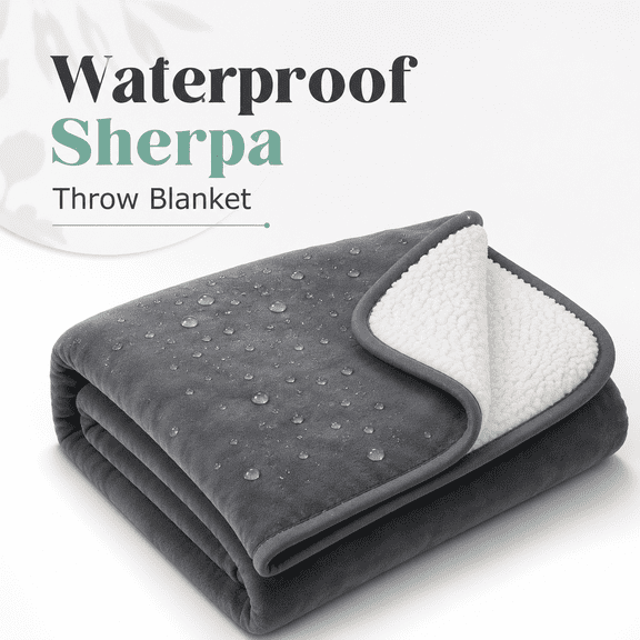 MORAVE Waterproof Stain Proof Absorbent Washable Blanket, Liquid-Resistant Bed Protector Throw for Mattress Protection and Couple Bed Intimacy