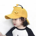 thumbnail image 5 of Tocado infantil de moda con diseño creativo de abeja, con antena de algodón y pelota saltarina (gorro de malla amarillo, ajustable, para niños de 3 a 9 años), 5 of 5