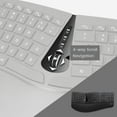 thumbnail image 4 of Perixx PERIDUO-605, Wireless Ergonomic Keyboard and Vertical Mouse Desktop Combo - Adjustable Palm Rest - Black, 4 of 7