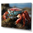thumbnail image 2 of Designart "Scavenging Coastal Crab" Animals Wall Decor, 2 of 5