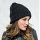 thumbnail image 2 of Gorro de punto de lana gruesa suave, gorro de mujer, gorro de lana de moda para otoño e invierno, 2 of 6