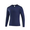 thumbnail image 5 of JGGSPWM Men's Long Sleeve UPF 50+ Shirts Sun Protection UV SPF Shirts Rash Guard Fishing Running Quick Dry Lightweight Tops Blue M, 5 of 8