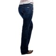 thumbnail image 2 of Cruel Girl Western Denim Jeans Womens Abby Slim 5 Long Dark CB11054071, 2 of 3