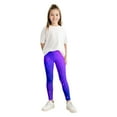 thumbnail image 5 of LRen Girls Leggings Size 7-8 High Waisted Galaxy Sky Print Casual Yoga Pants Tights Trousers for Kids Dance Comfortable Workout Running Yoga Pants, 5 of 6