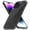 Clear Glitter, variant on for iPhone 14 Phone Case/iPhone 13 Case Clear, Transparent Crystal Thin Slim Flexible TPU Cover, Non-Yellowing Soft Silicone for Women Girl Cute, Protective Shockproof Bumper, Light Purple