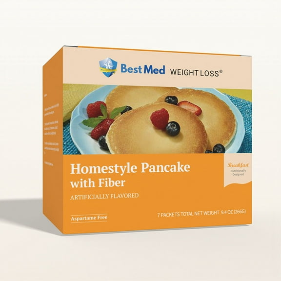 BestMed Homestyle High-Protein Pancake with Fiber (7ct)